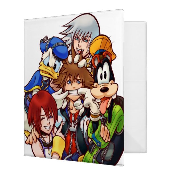 Kingdom Hearts | Main Cast Illustration 3 Ring Binder