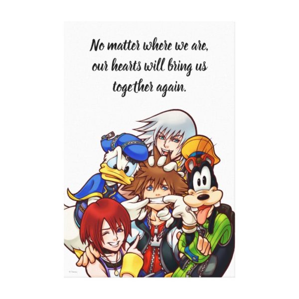 Kingdom Hearts | Main Cast Illustration Canvas Print