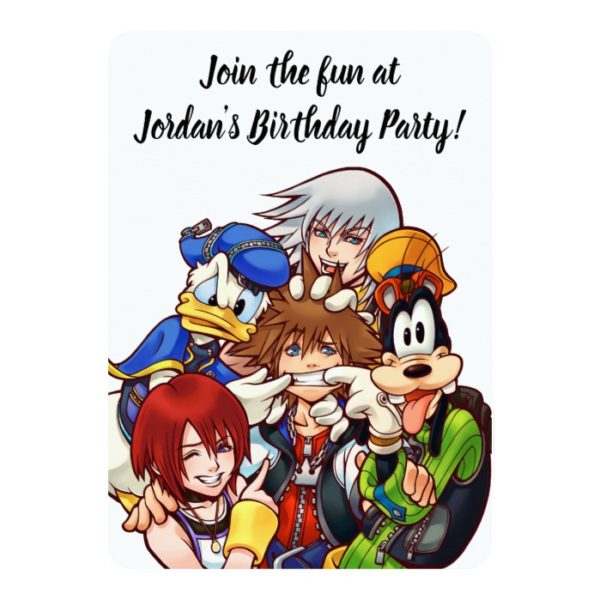 Kingdom Hearts | Main Cast Illustration Invitation