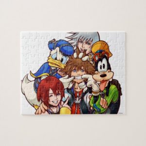Kingdom Hearts | Main Cast Illustration Jigsaw Puzzle