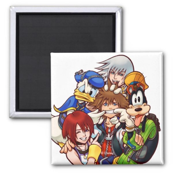 Kingdom Hearts | Main Cast Illustration Magnet