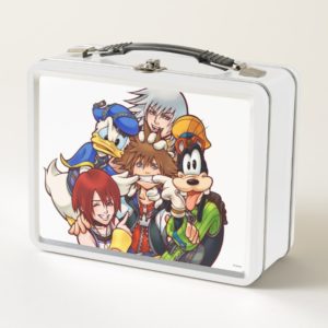 Kingdom Hearts | Main Cast Illustration Metal Lunch Box