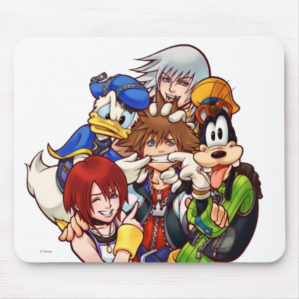 Kingdom Hearts | Main Cast Illustration Mouse Pad