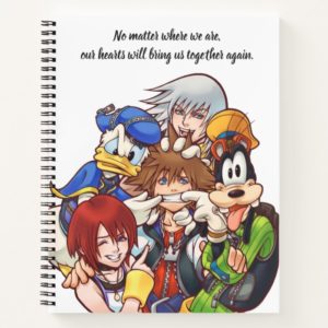 Kingdom Hearts | Main Cast Illustration Notebook