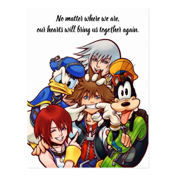Kingdom Hearts | Main Cast Illustration Postcard