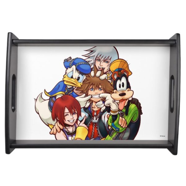 Kingdom Hearts | Main Cast Illustration Serving Tray