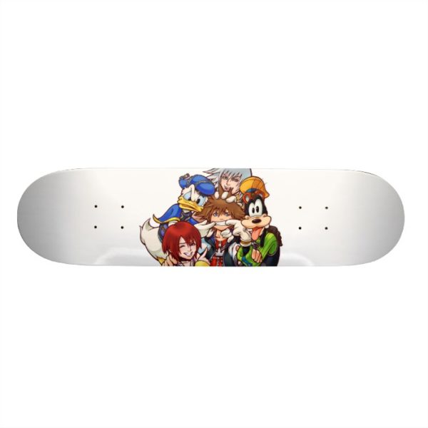 Kingdom Hearts | Main Cast Illustration Skateboard