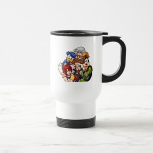 Kingdom Hearts | Main Cast Illustration Travel Mug