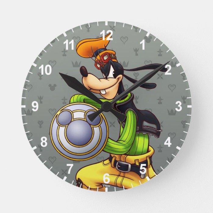 Kingdom Hearts | Royal Knight Captain Goofy Round Clock