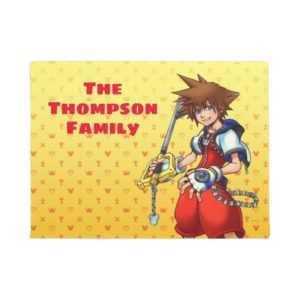 Kingdom Hearts | Sora Character Illustration Doormat