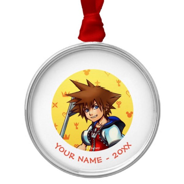 Kingdom Hearts | Sora Character Illustration Metal Ornament