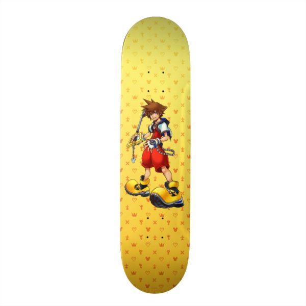 Kingdom Hearts | Sora Character Illustration Skateboard