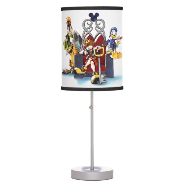 Kingdom Hearts | Sora, Donald, & Goofy On Throne Desk Lamp