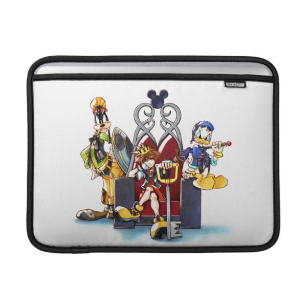 Kingdom Hearts | Sora, Donald, & Goofy On Throne MacBook Air Sleeve