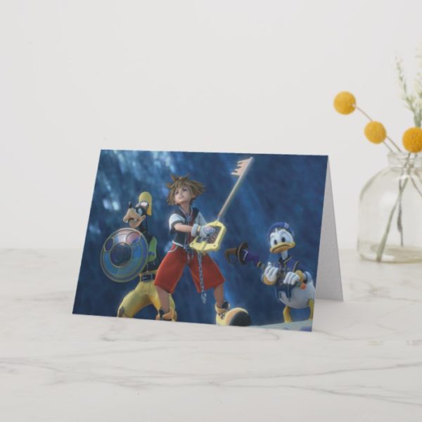 Kingdom Hearts | Sora, Goofy, & Donald Film Still Card