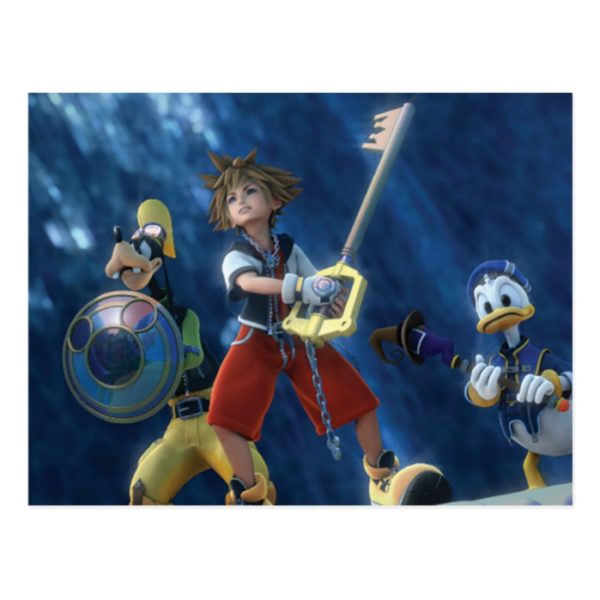 Kingdom Hearts | Sora, Goofy, & Donald Film Still Postcard