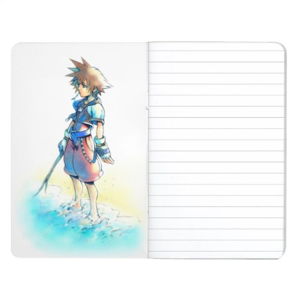 Kingdom Hearts | Sora On Beach Watercolor Journal