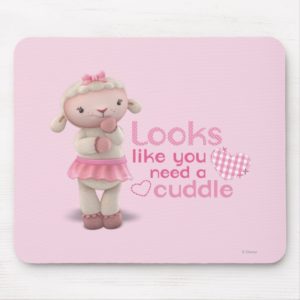 Lambie - Looks Like You Need a Cuddle Mouse Pad
