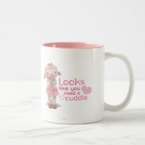 Lambie - Looks Like You Need a Cuddle Two-Tone Coffee Mug