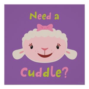 Lambie - Need a Cuddle Poster