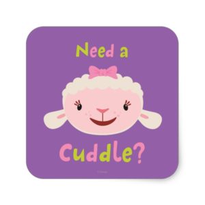Lambie - Need a Cuddle Square Sticker