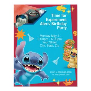 Lilo & Stitch Birthday Invitation