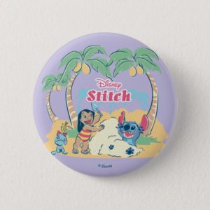 Lilo & Stitch | Come visit the islands! Pinback Button