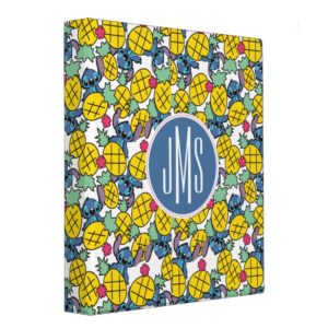 Lilo & Stitch | Monogram Pineapple Pattern Binder