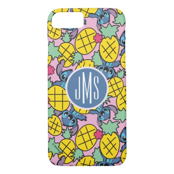 Lilo & Stitch | Monogram Pineapple Pattern Case-Mate iPhone Case