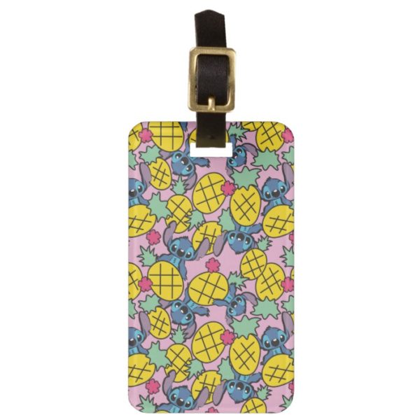 Lilo & Stitch | Pineapple Pattern Bag Tag