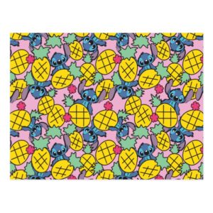 Lilo & Stitch | Pineapple Pattern Postcard