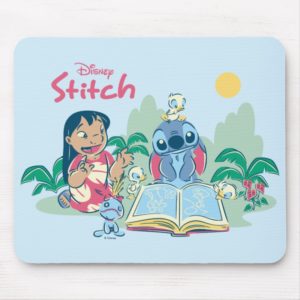 Lilo & Stitch | Reading the Ugly Duckling Mouse Pad