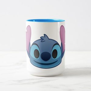 Lilo & Stitch | Stitch Emoji Two-Tone Coffee Mug