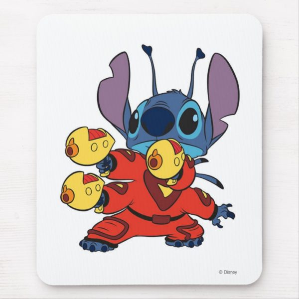 Lilo & Stitch's Stitch with Ray Guns Mouse Pad