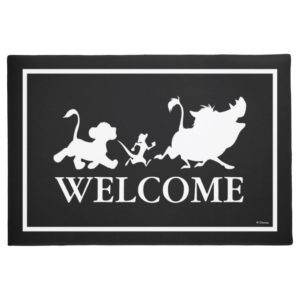 Lion King Silhouette | Welcome Doormat