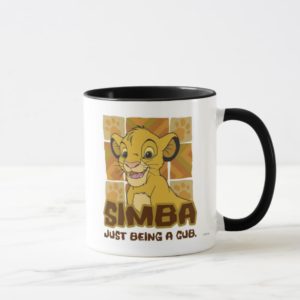 Lion King Simba cub "just being a cub" Disney Mug
