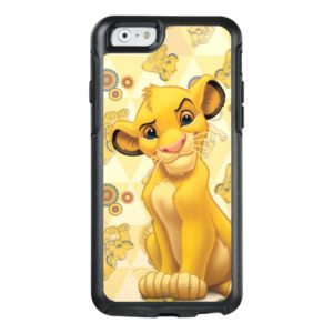 Lion King | Simba on Triangle Pattern OtterBox iPhone Case