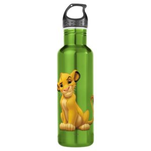 Lion King | Simba on Triangle Pattern Water Bottle