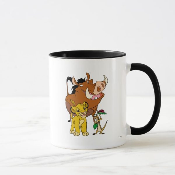 Lion King Timon Simba Pumba with ladybug Disney Mug