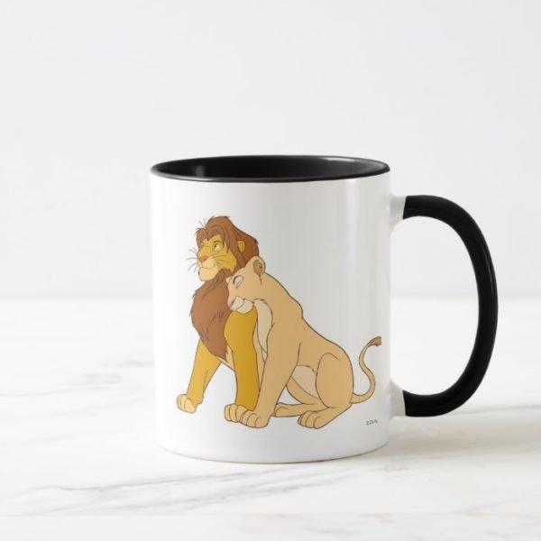 Lion King's Adult Simba and Nala Disney Mug