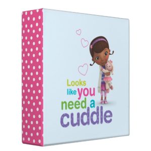 Looks Like You Need a Cuddle 3 Ring Binder