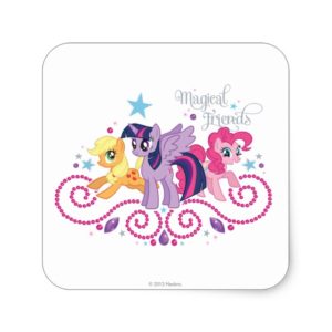 Magical Friends Square Sticker