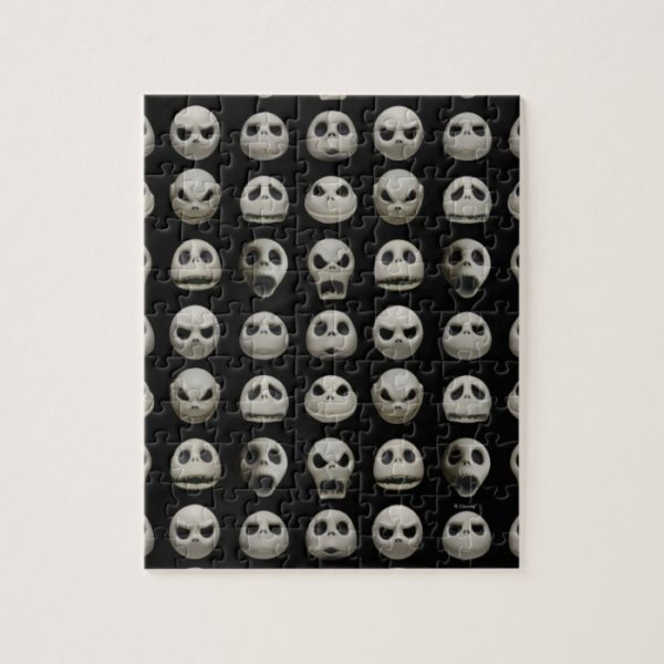 Many Faces of Jack Skellington - Pattern Jigsaw Puzzle