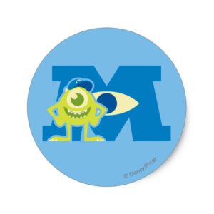Mike M Logo Classic Round Sticker