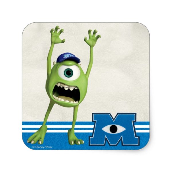 Mike Scaring Square Sticker