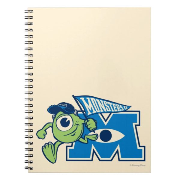 Mike with Monsters U Flag Notebook