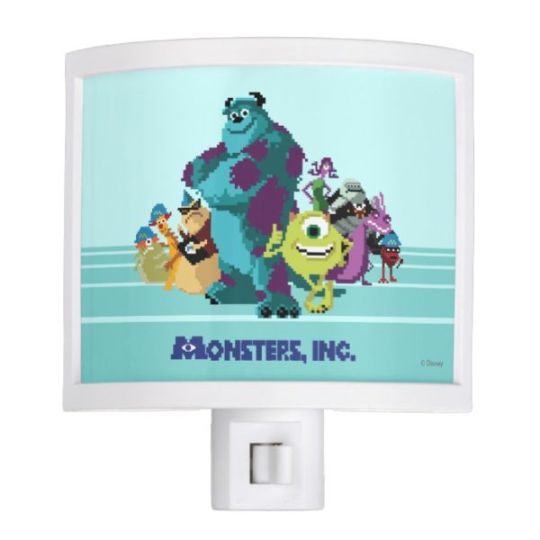 Monsters Inc 8Bit Mike, Sully, and the Gang Night Light