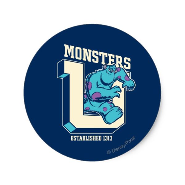 Monsters U - Established 1313 Classic Round Sticker
