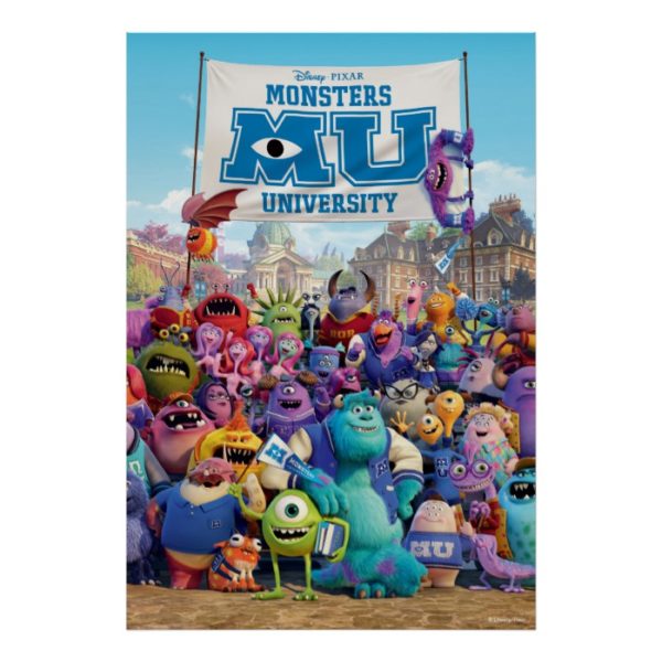 MU Monsters University | Movie Poster