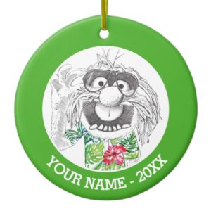 Muppets | Animal In A Hawaiian Shirt Add Your Name Ceramic Ornament